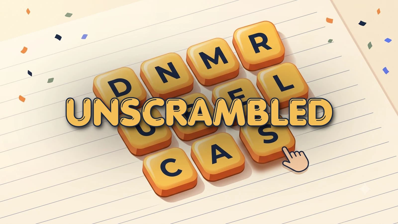 Unscrambled key art